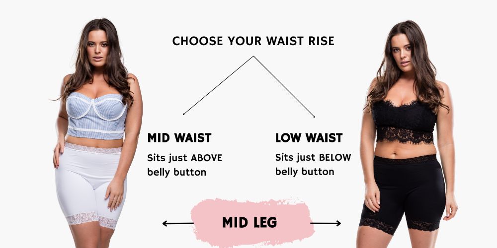 'White Elegance' SHORT-LEG anti chafing shorts