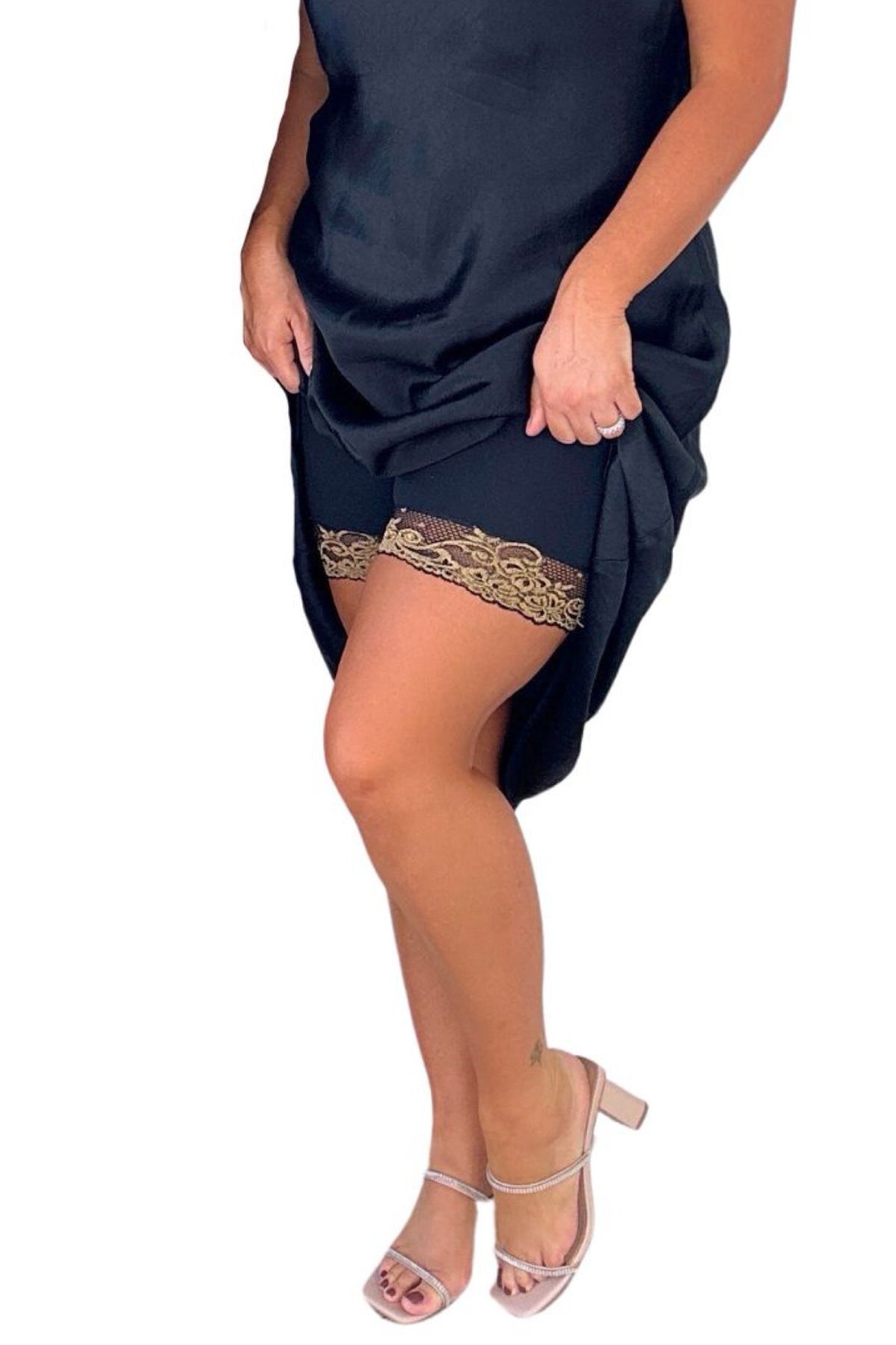 &#39;Too Glam to Give a Damn&#39; MID-LEG anti chafing shorts (25% off)