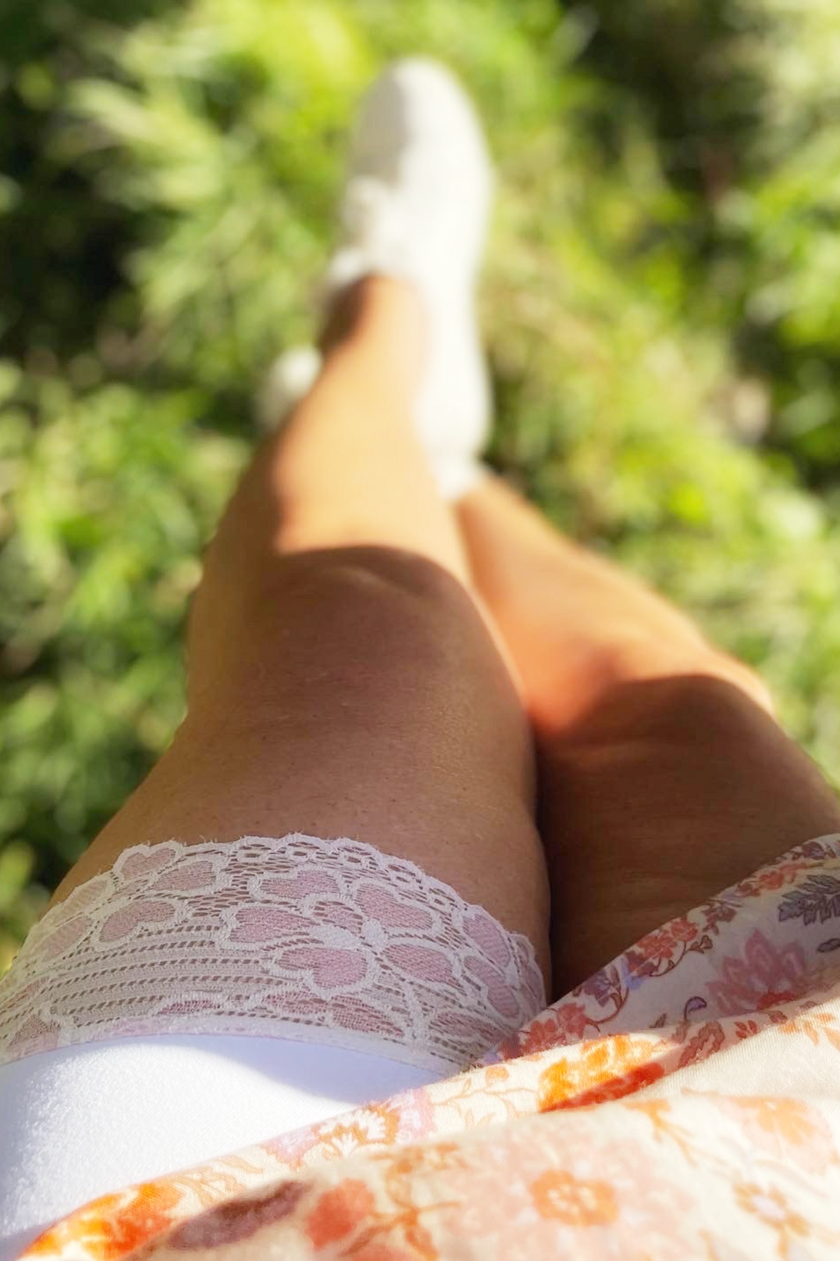 &#39;Pink Marshmallow&#39; MID-LEG anti chafing shorts